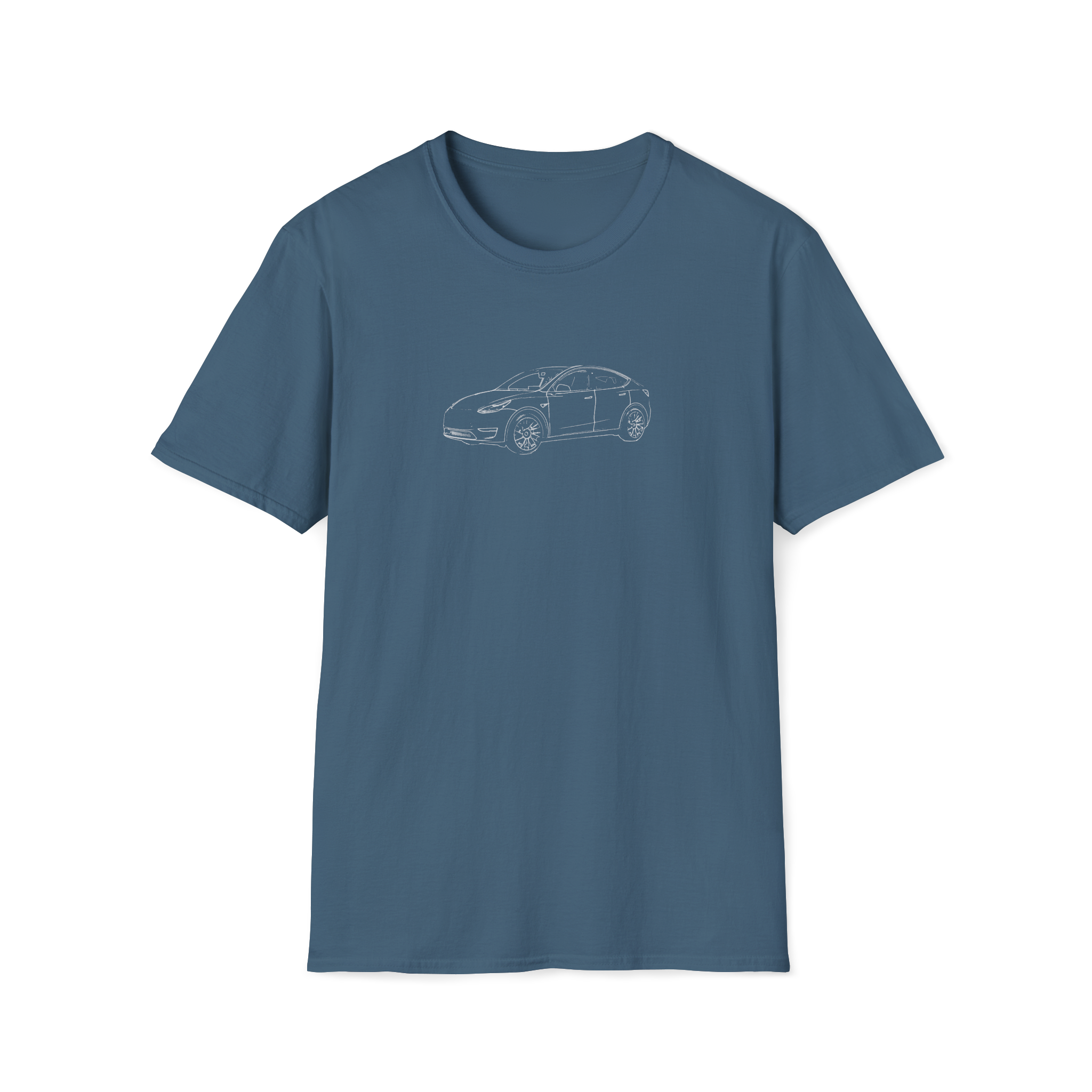 front, indigo blue
